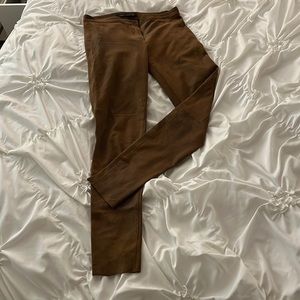 Zara Faux Suede Skinny Pants